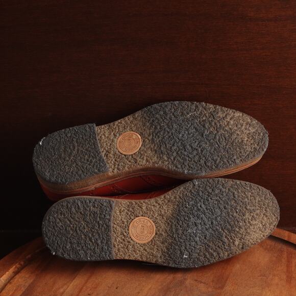 Dries Van Noten Oxfords Mens SZ EU 42.5 US 9.5 Brown Leather Wingtip Dress Shoes - Picture 10 of 16